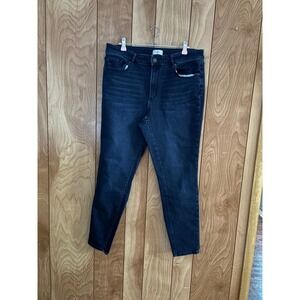 Loft Outlet Womens Dark Wash‎ Legging Jeans High Rise Blue Denim Size 14